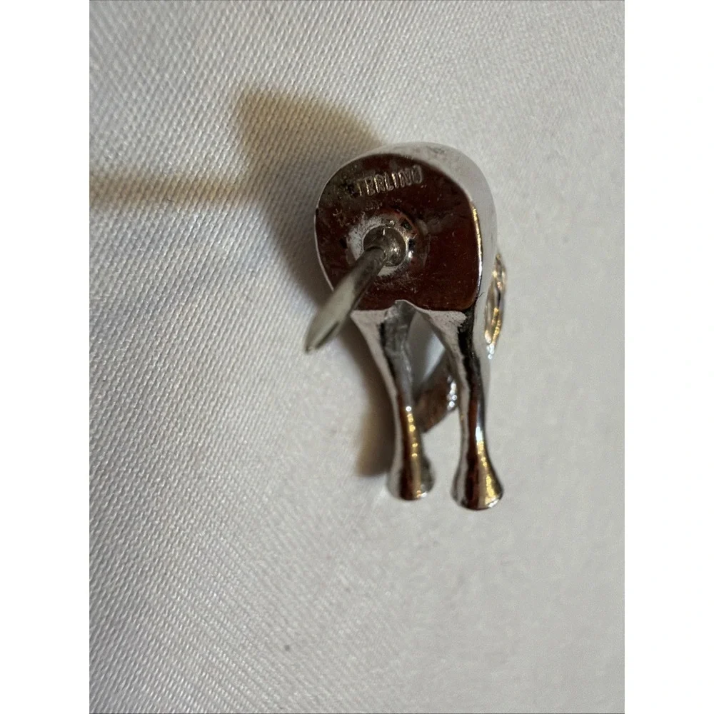 Sterling‎ Silver Horse Rear End Tie Tack – Whimsical & Unique 6grams